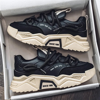 Classic leather low-top everyday trainers for men | Matteo