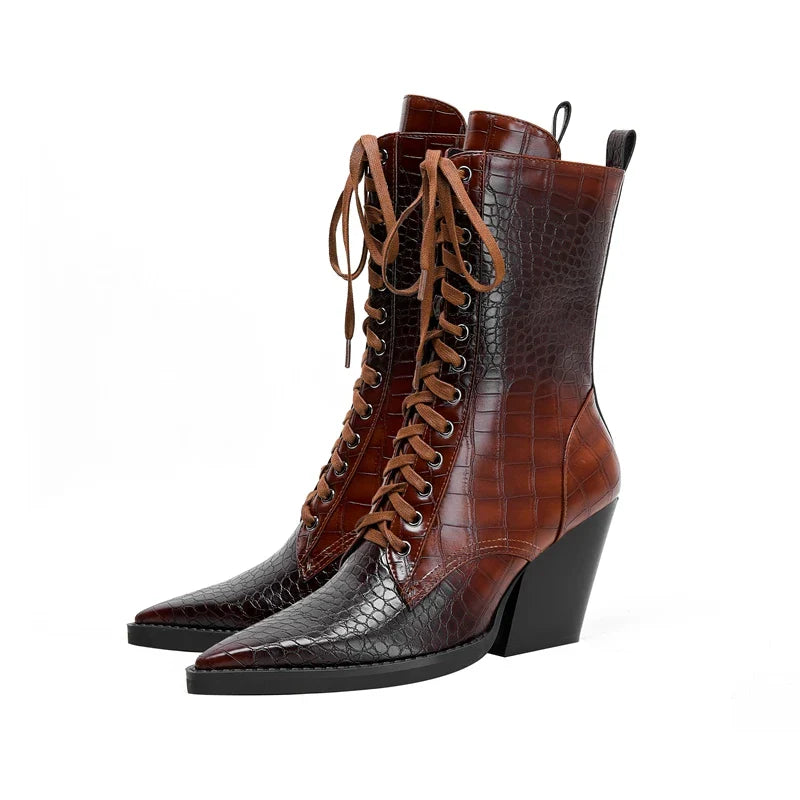 Izzy Ryder Lace-Up Boots for Women | Marlowe