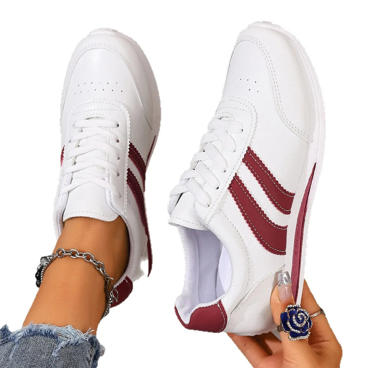 Nerissa | Women's Cross Band Cushioned Walking Shoes