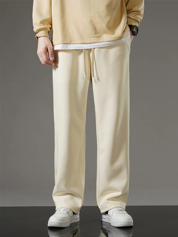 Relaxed drawstring straight leg pants for women | Mira