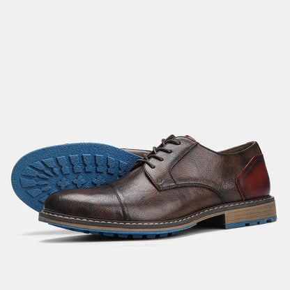 Retro casual business shoes with classic silhouette for men | Mael