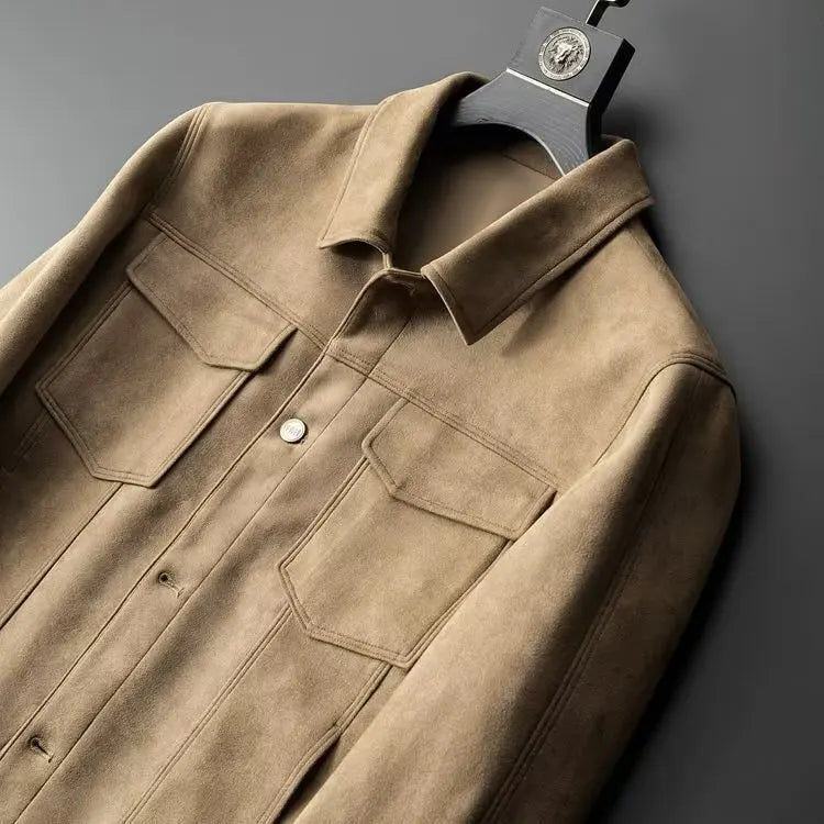 Classic suede everyday casual jacket for men | St. Clair