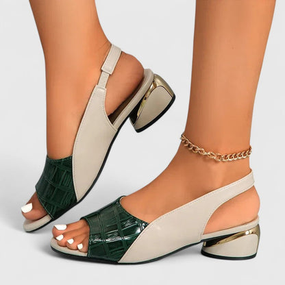 Celestine | Women's Open Toe Buckle Slingback Sandals