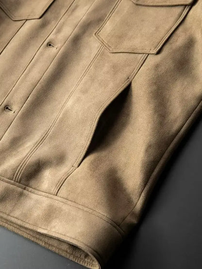 Classic suede everyday casual jacket for men | St. Clair