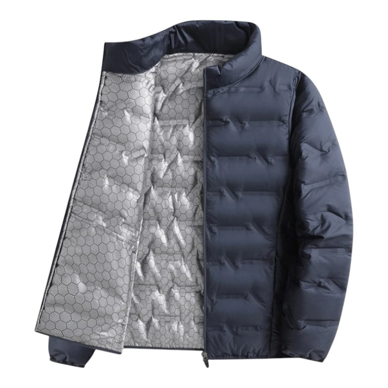 Quilted high collar winter jacket for men | Arcton