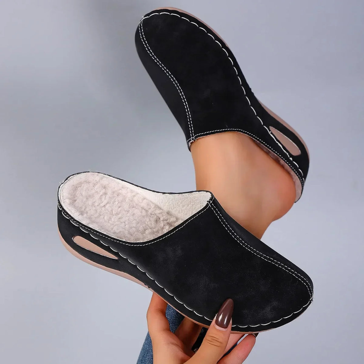 Roselle | Women's Orthopaedic Slip-On Closed Toe Slippers