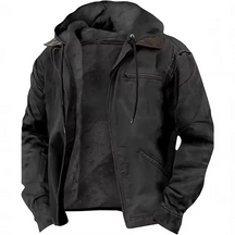 Classic hooded winter utility jacket for men | Mason