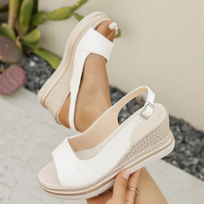 Darcy | Women's Wedge Slingback Sandals with Cushioned Insole