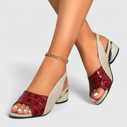 Celestine | Women's Open Toe Buckle Slingback Sandals