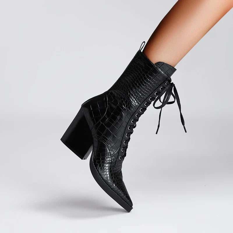 Izzy Ryder Lace-Up Boots for Women | Marlowe