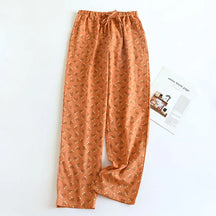 Relaxed floral lounge pants for women | Solene