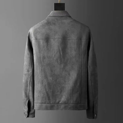 Classic suede everyday casual jacket for men | St. Clair
