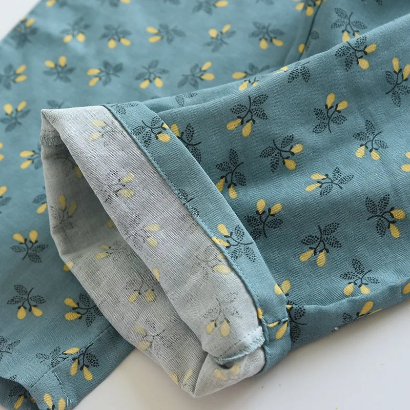 Relaxed floral lounge pants for women | Solene