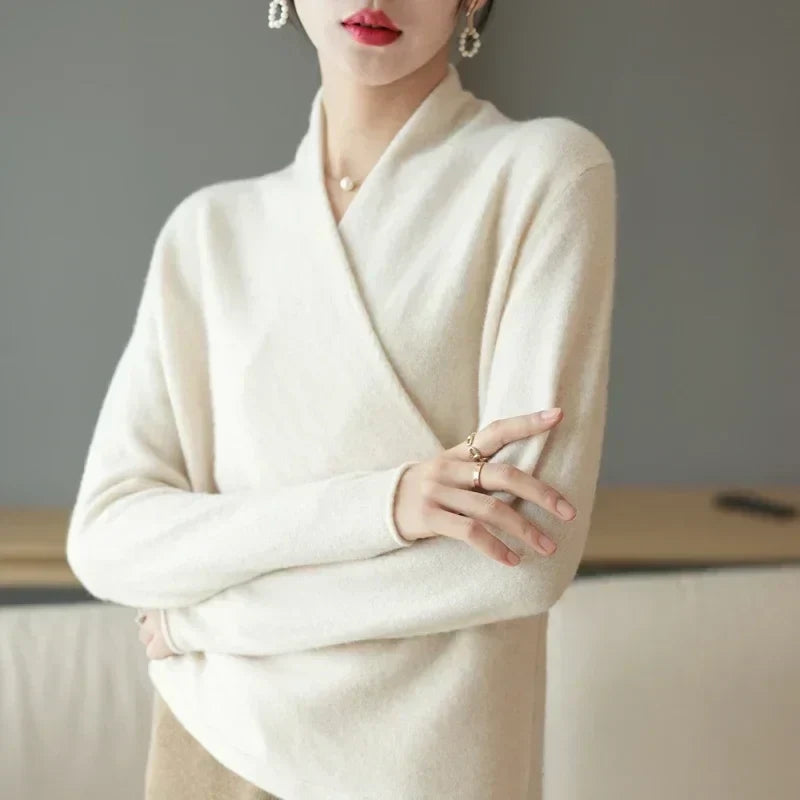 Soft cashmere crewneck sweater for women | Novelle
