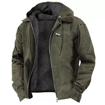 Classic hooded winter utility jacket for men | Mason