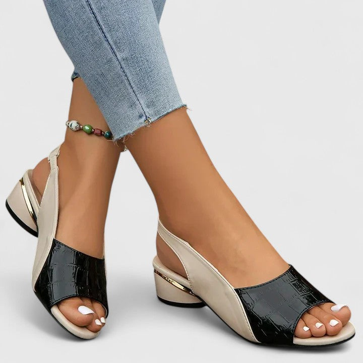Celestine | Women's Open Toe Buckle Slingback Sandals