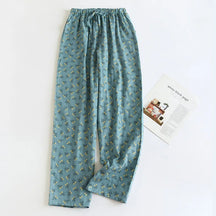 Relaxed floral lounge pants for women | Solene