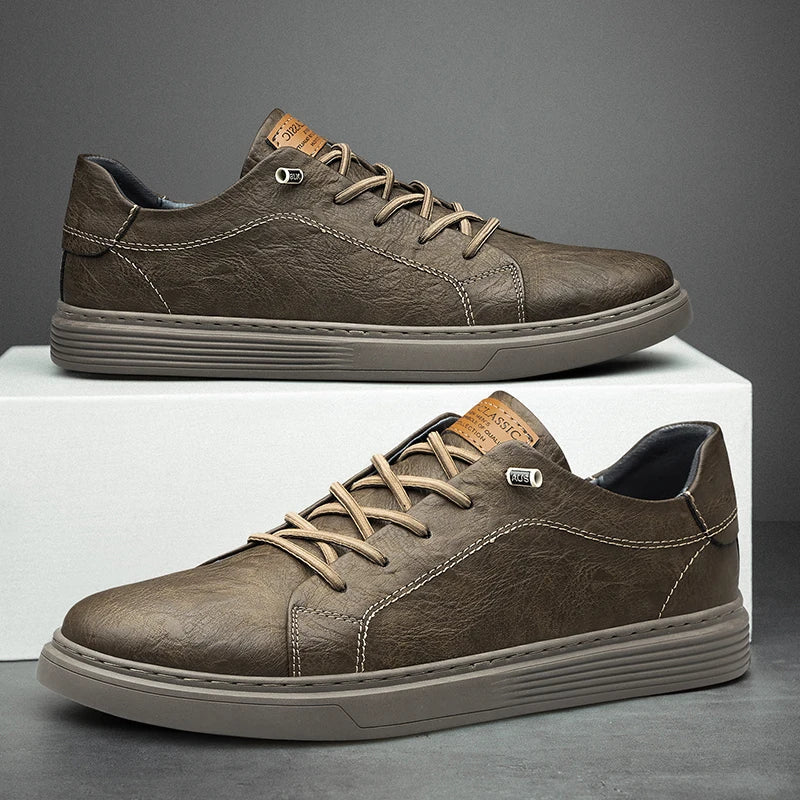 Classic genuine leather oxford trainers for men | Oxfords