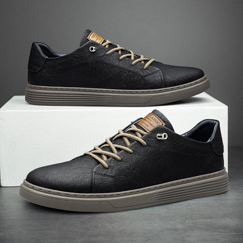 Classic genuine leather oxford trainers for men | Oxfords