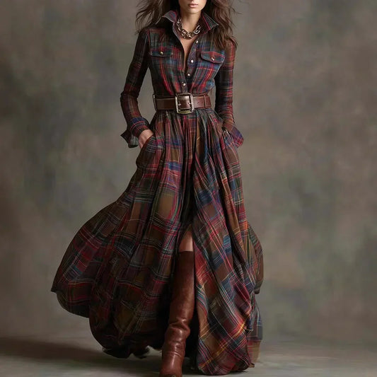 Classic relaxed everyday maxi dress for women | Althea