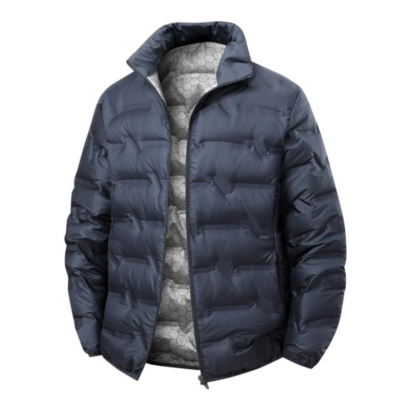 Quilted high collar winter jacket for men | Arcton