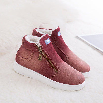 Leighton | Women's Fleece Lined Ankle Boots with Side Zip