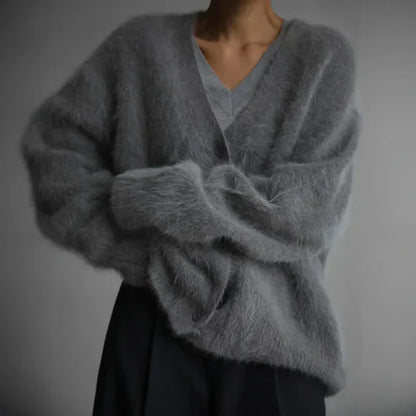 Women’s elegant loose-fit cashmere cardigan | Ella