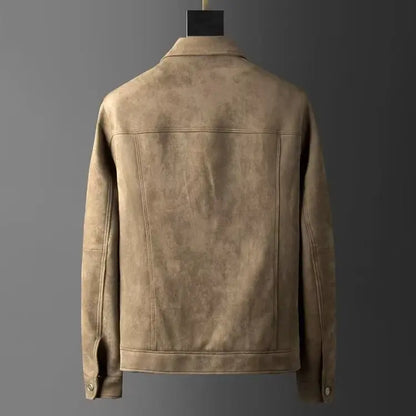 Classic suede everyday casual jacket for men | St. Clair