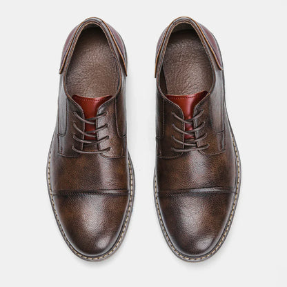 Retro casual business shoes with classic silhouette for men | Mael