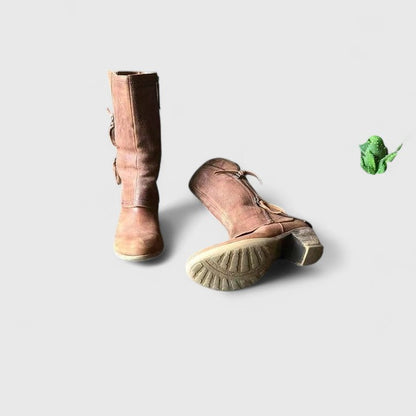 Virella | Women's Tall Riding Boots with Buckle Straps
