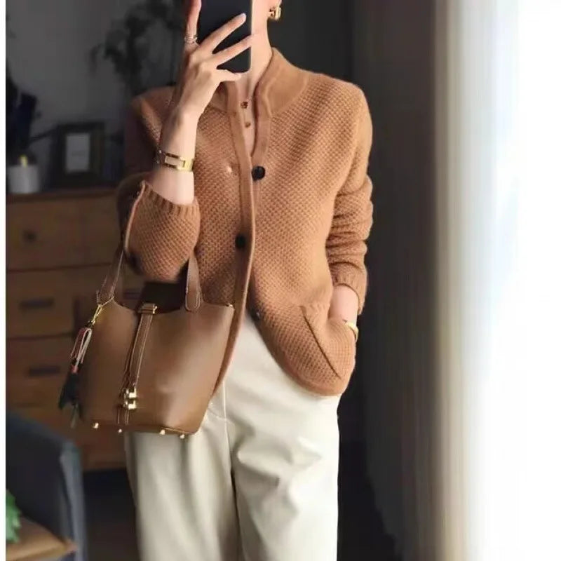 Grace Half-Neck Cardigan for Women | Elowen