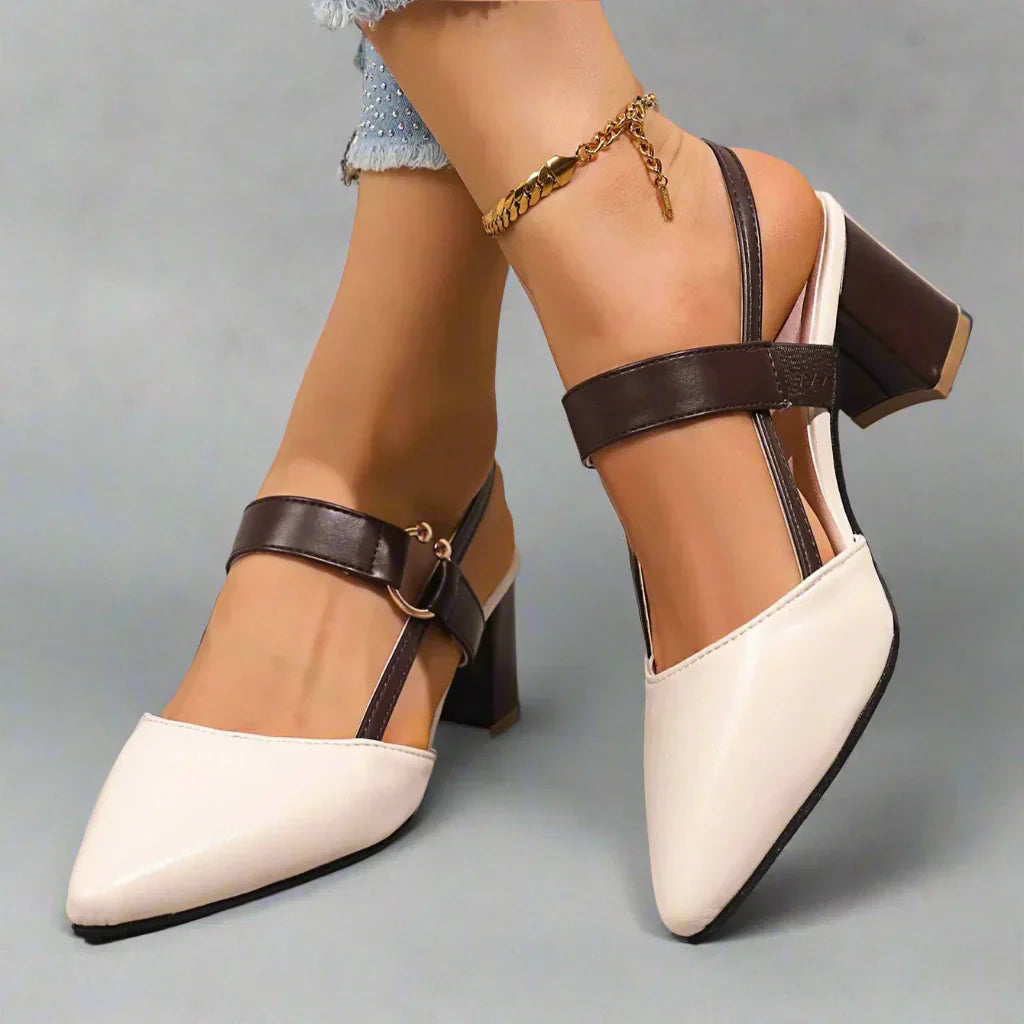 Classic comfort everyday heels for women | Elowen