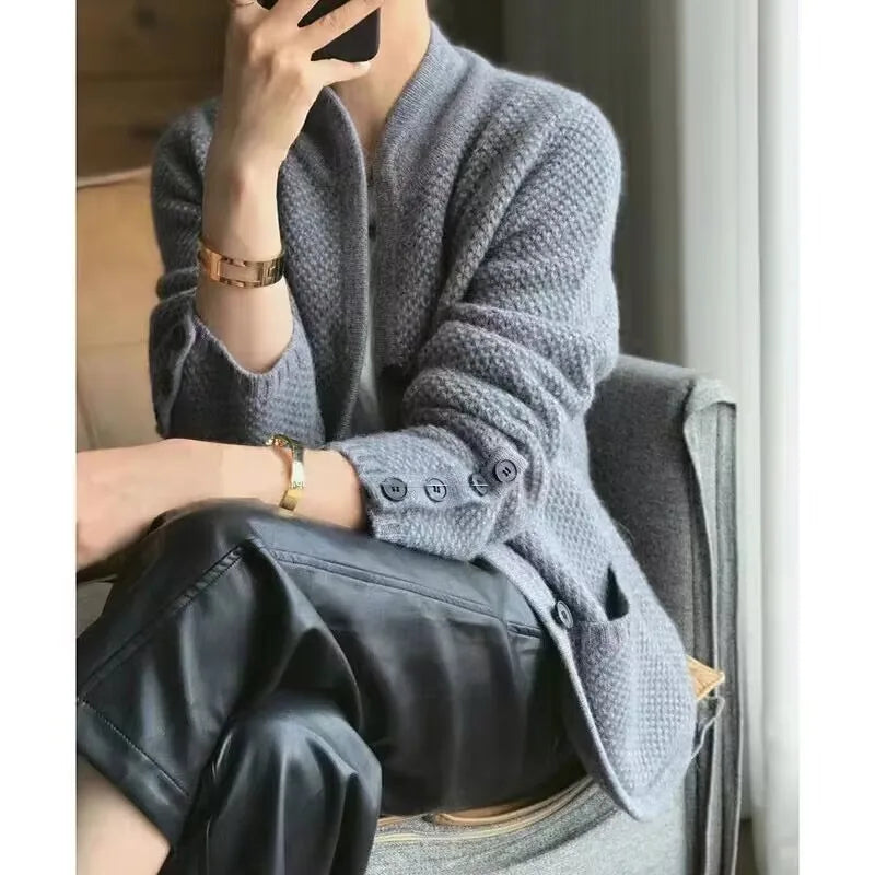 Grace Half-Neck Cardigan for Women | Elowen