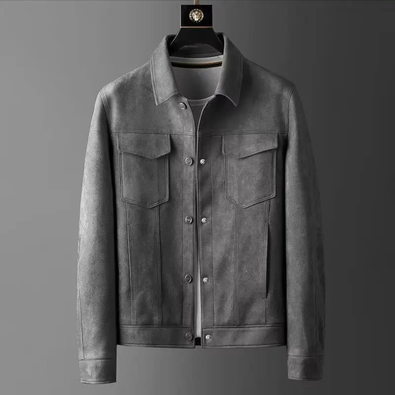Classic suede everyday casual jacket for men | St. Clair