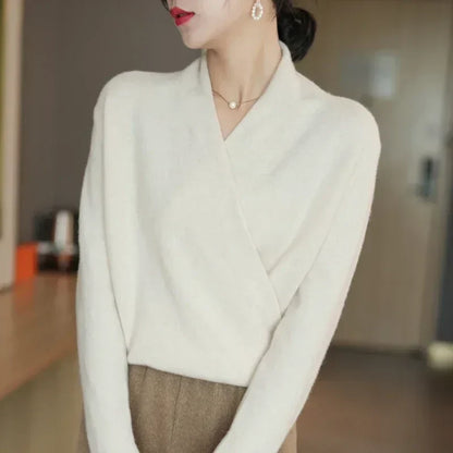 Soft cashmere crewneck sweater for women | Novelle