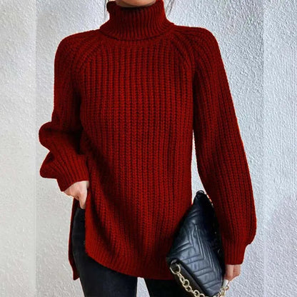 Genevieve | Women's Knitted Turtleneck Sweater