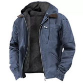 Classic hooded winter utility jacket for men | Mason