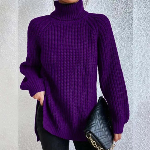 Genevieve | Women's Knitted Turtleneck Sweater