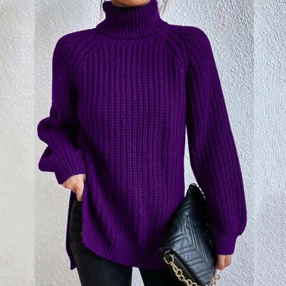Genevieve | Women's Knitted Turtleneck Sweater