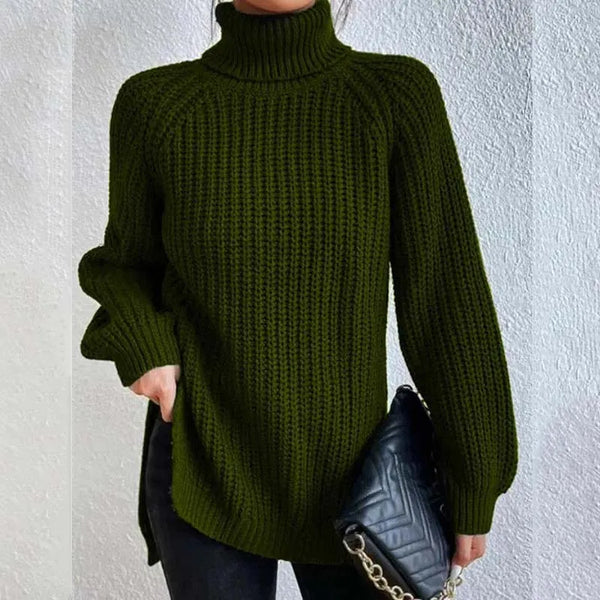 Genevieve | Women's Knitted Turtleneck Sweater