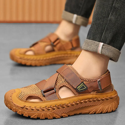 Closed-toe hiking sandals for men | Ravik