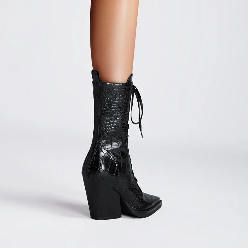 Izzy Ryder Lace-Up Boots for Women | Marlowe