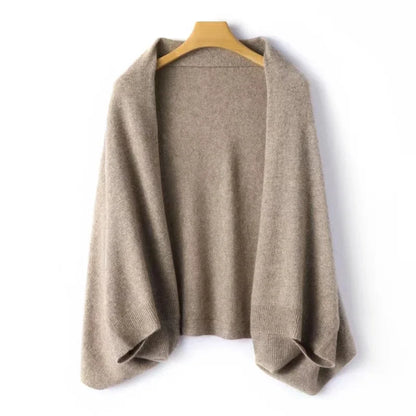 Elegant draped shawl cape for women | Seliora