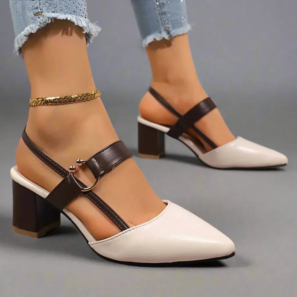 Classic comfort everyday heels for women | Elowen