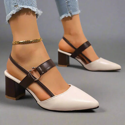 Classic comfort everyday heels for women | Elowen