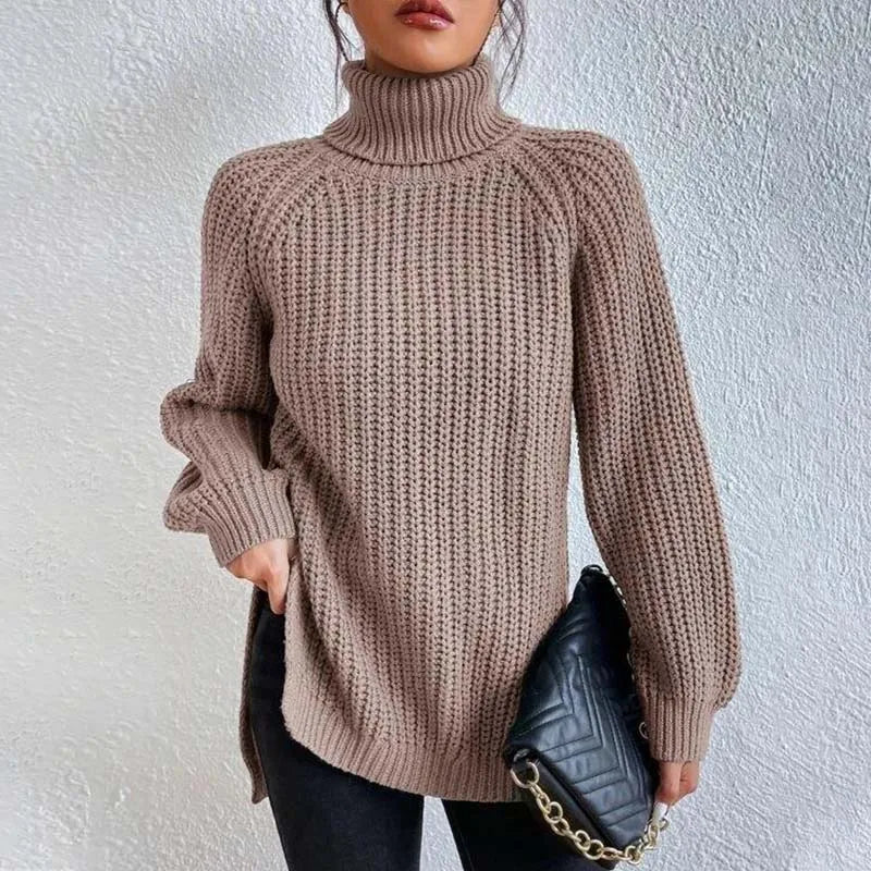 Genevieve | Women's Knitted Turtleneck Sweater