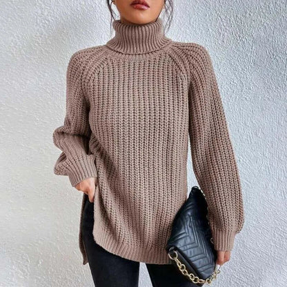 Genevieve | Women's Knitted Turtleneck Sweater