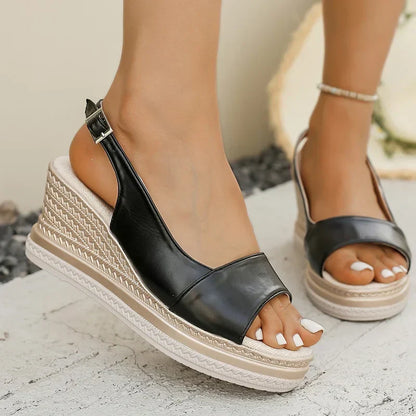 Darcy | Women's Wedge Slingback Sandals with Cushioned Insole