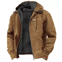 Classic hooded winter utility jacket for men | Mason