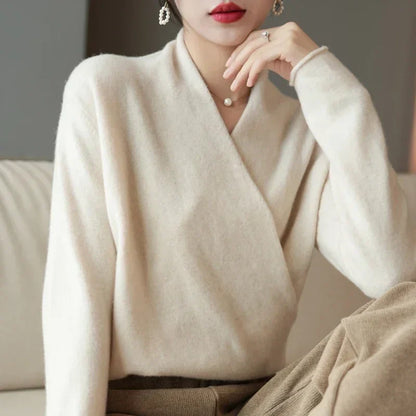 Soft cashmere crewneck sweater for women | Novelle
